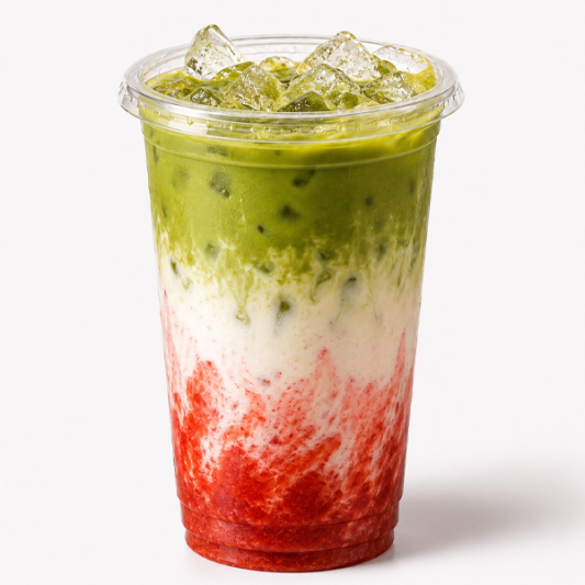 Strawberry Matcha Latte 