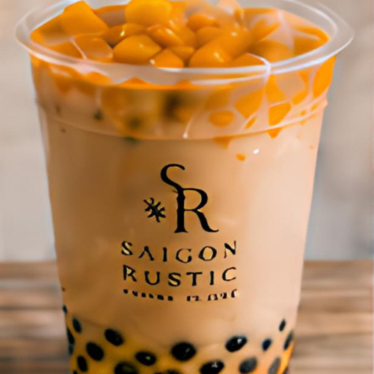 Oolong Peach Milk Tea 