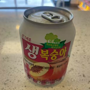 Korean Sweet Peach Juice (240 ml) / 생 복숭아 쥬스 