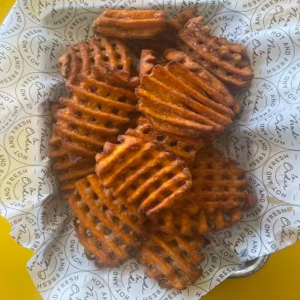 Sweet Potato Waffle Fries (Medium)