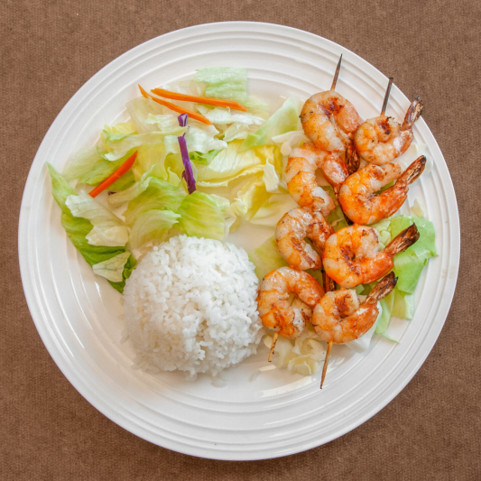 11. Prawn Teriyaki Kabob (2 Skewers)