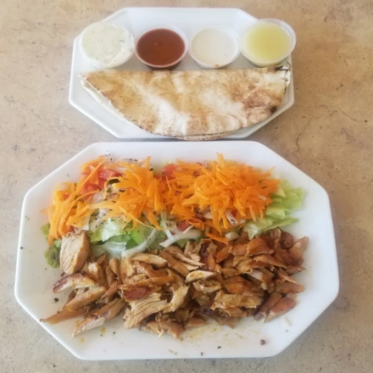 Chicken Shish Kebab Salad