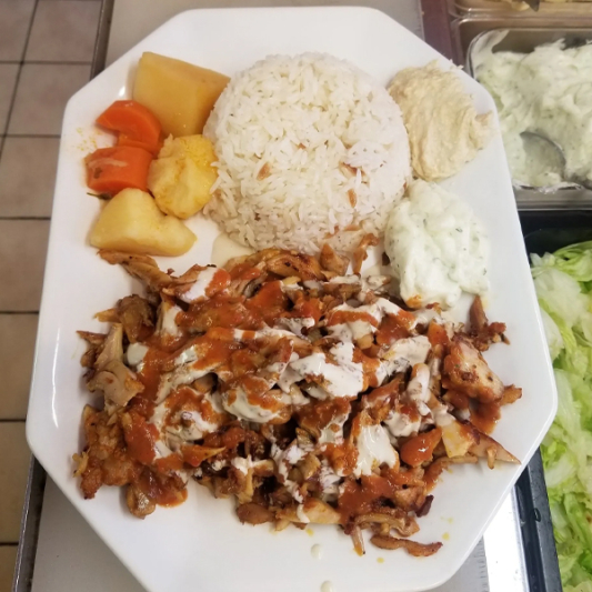 Rice on Top Chicken Doner