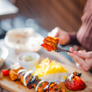 Salmon Kebab