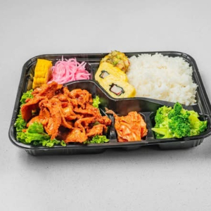 Soy Pork Bulgogi Bento Box 간장돼지불고기
