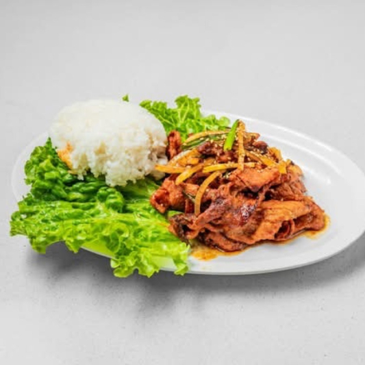 Spicy Pork Bulgogi Bento Box 매운돼지불고기