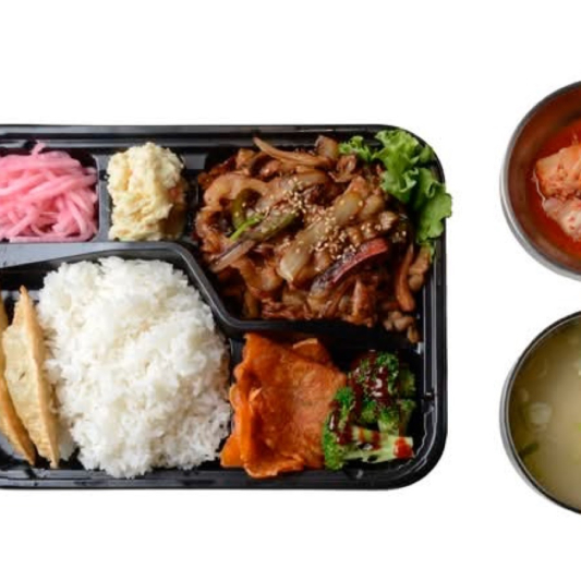 Spicy Beef Bulgogi Bento Box 매운소불고기