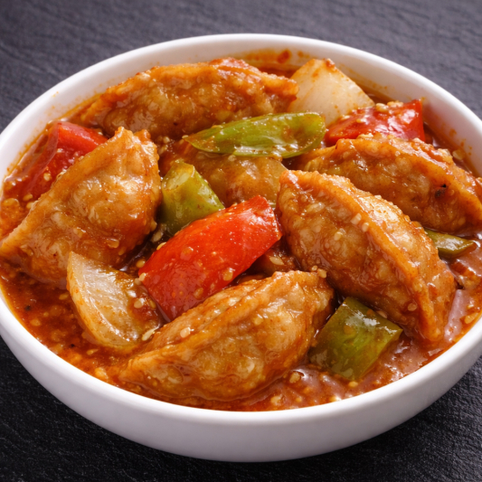 Chilli Vegetable Momos