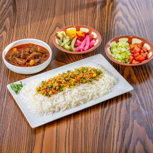 Okra Stew with Rice