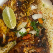Chicken on Coal with Rice