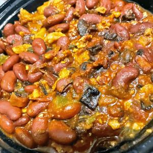Fasolia with Eggs