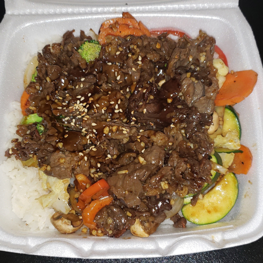 Stir-Fried Beef Bowl