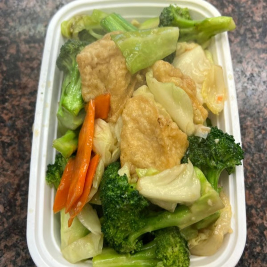 63. Tofu & Mixed Greens
