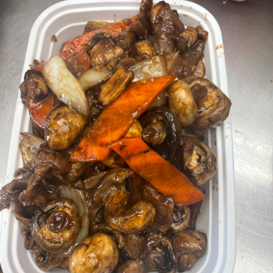 77. Mushrooms with Beef