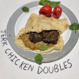 Jerk Chicken Doubles