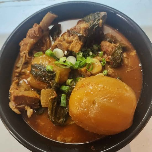 Spicy Pork Bone Soup 우거지 감자탕
