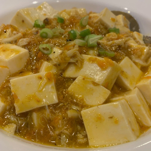Crab Roe and Meat Tofu 蟹粉豆腐
