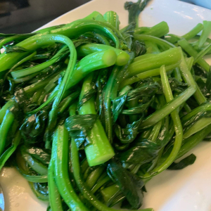 Chinese Yu Choy with Garlic Sauce 蒜蓉炒油菜心