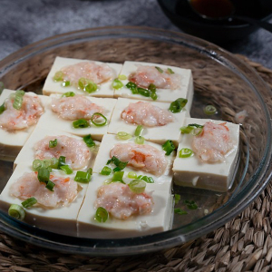 Steamed Stuffed Shrimp Tofu 百花醸豆腐