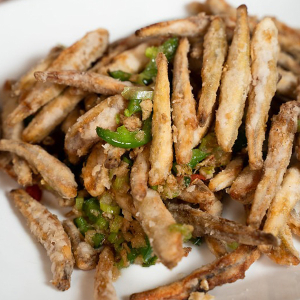 Crispy Smelt 椒鹽鱈魚