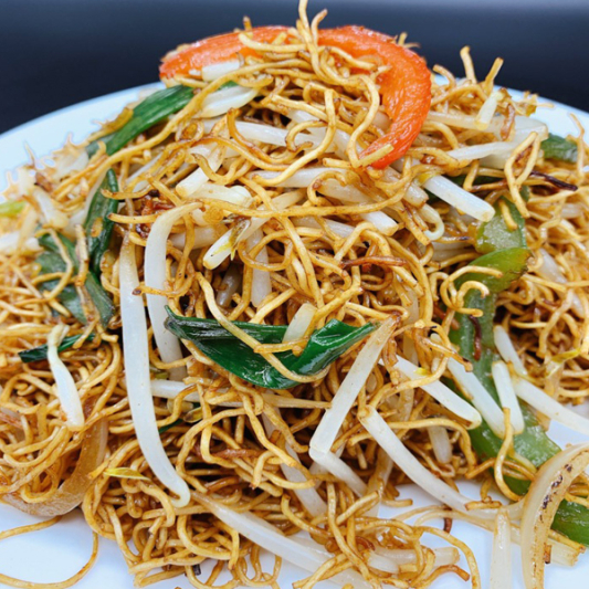 Hong Kong Style Pan-Fried Noodles (Dinner) 避风塘炒面 (晚餐)