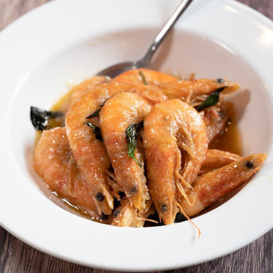 Shrimp with Butter Basil 牛油九层虾
