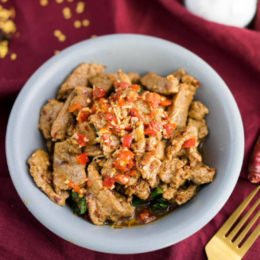 Chopped Chili Peppers Beef 剁椒牛肉