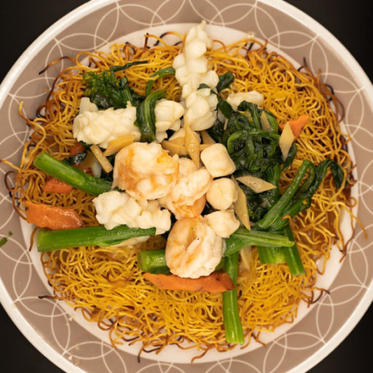 Seafood Pan-Fried Noodles 海鮮炒麵