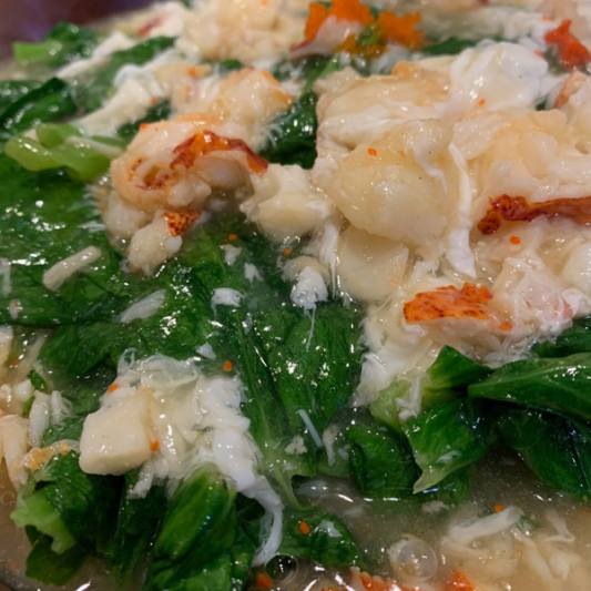 Pea Tips with Crab Meat 蟹肉豆苗