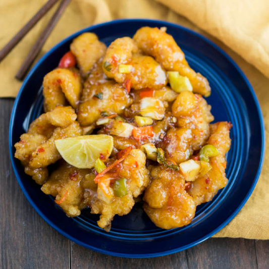 Fish Fillet with Hot & Sour Lime Sauce 青柠酸辣鱼