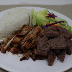 Chicken & Beef Teriyaki Combo