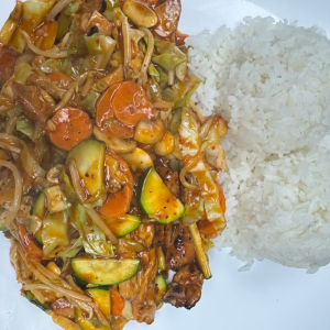 Spicy Chicken & Mushroom Wok