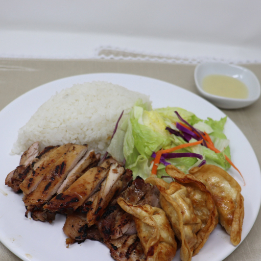 Chicken Teriyaki & Gyoza Combo
