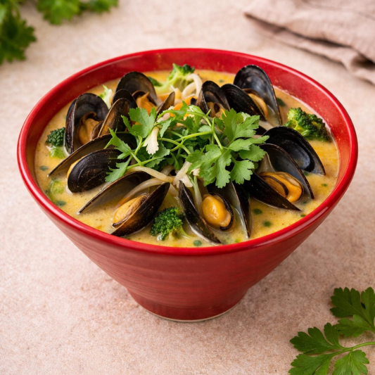 Black Mussels Soup