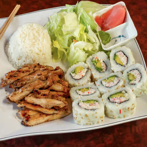 Chicken and California Roll