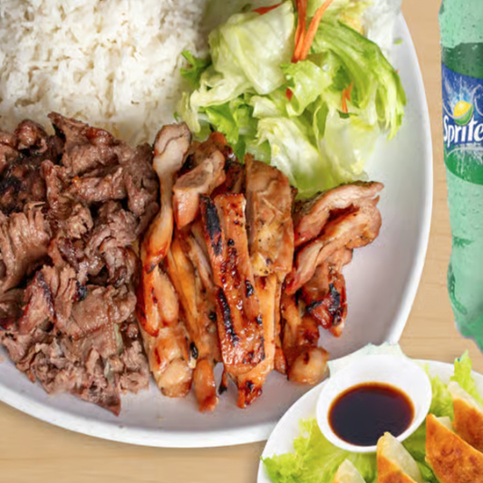 Combo + Gyozas (4 pcs) + Drink Special