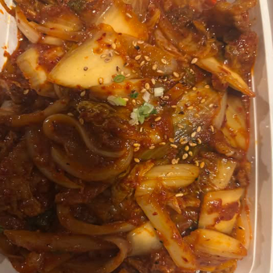 68. Jeyuk Kimchi Bukkeun Jungsik 제육김치정식 / 猪肉辣白菜套餐 