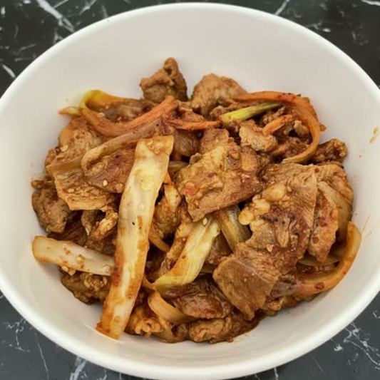 28. Dwaeji Bulgogi Dupbop 돼지불고기덮밥 / 韩式猪肉盖饭