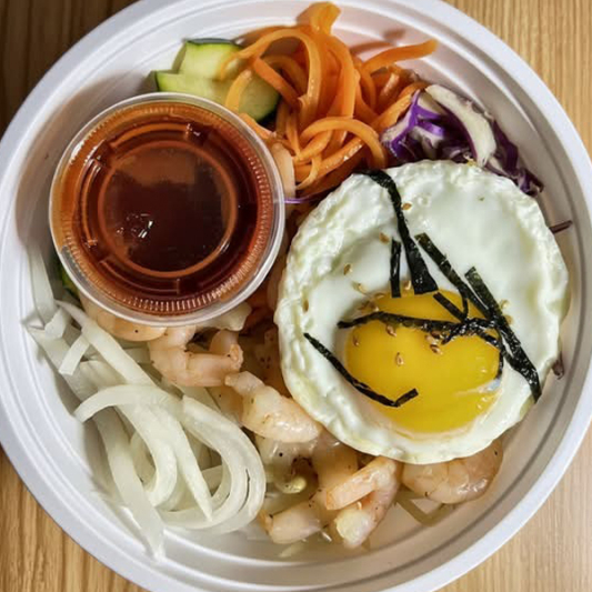 35. Saewoo Bibimbap 새우 비빔밥 / 虾仁拌饭