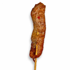 Fried Pork Neck Skewer (1 pc) 炸豬頸肉串