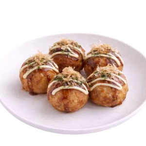 Takoyaki (Octopus Balls) (5 pcs) 章魚小丸子 (5 顆)