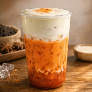 Thai Milk Tea with Cheese Foam 泰式芝士奶茶