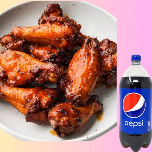 Wings (25 pcs) & Pop (2L)