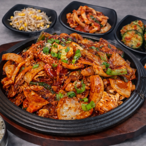 Spicy Stir-Fried Squid / 오징어 볶음