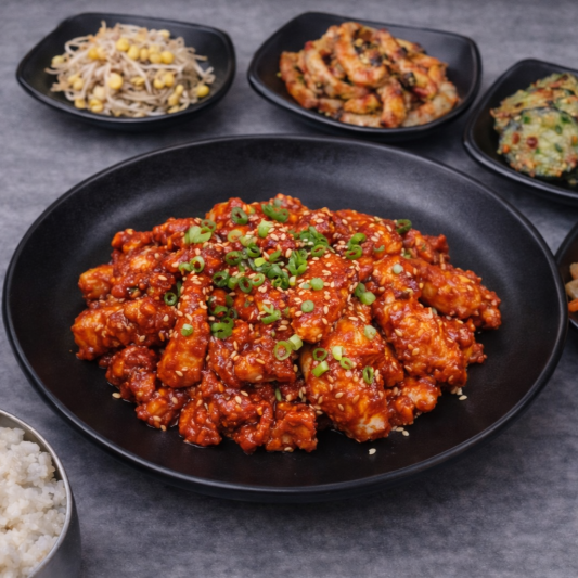 Spicy Fire Chicken (Buldak) / 매운 불닭