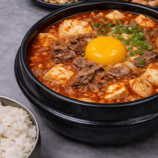 Beef Brisket Soft Tofu Stew / 소고기 순두부찌개