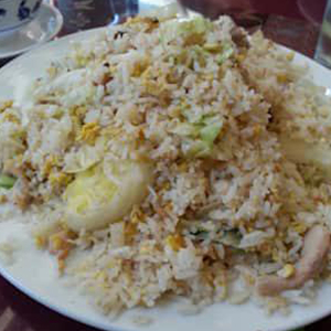 Salted Fish & Chicken Fried Rice 咸鱼鸡粒炒饭
