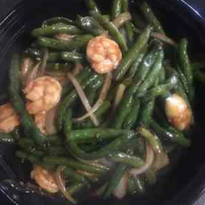29. Prawns with String Beans 四季豆虾