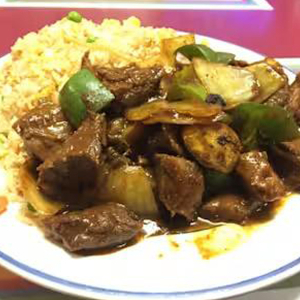 House Curry Beef Stew Lunch Plate