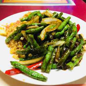 Saut&eacute;ed String Bean Lunch Plate